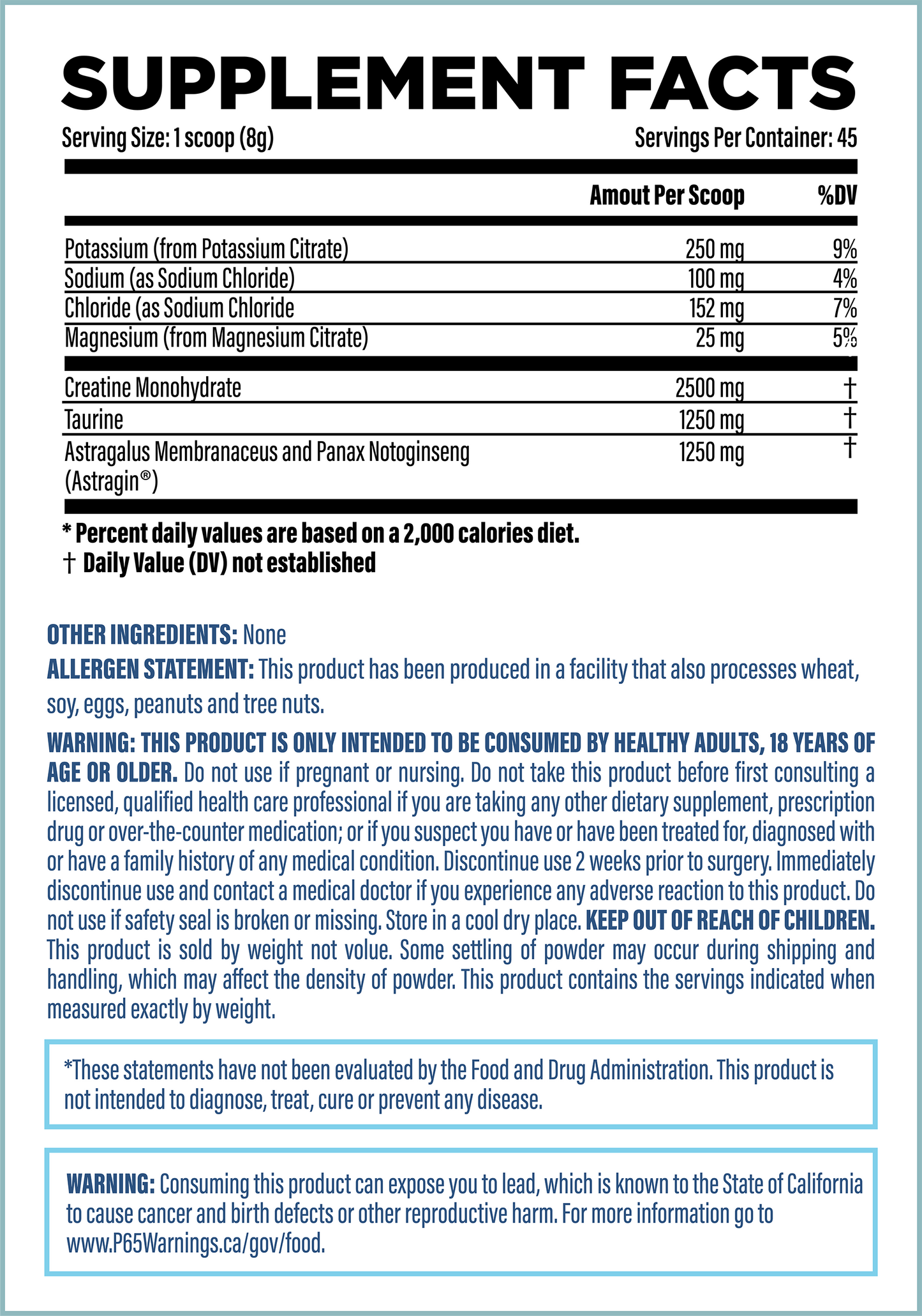 Creatine Monohydrate